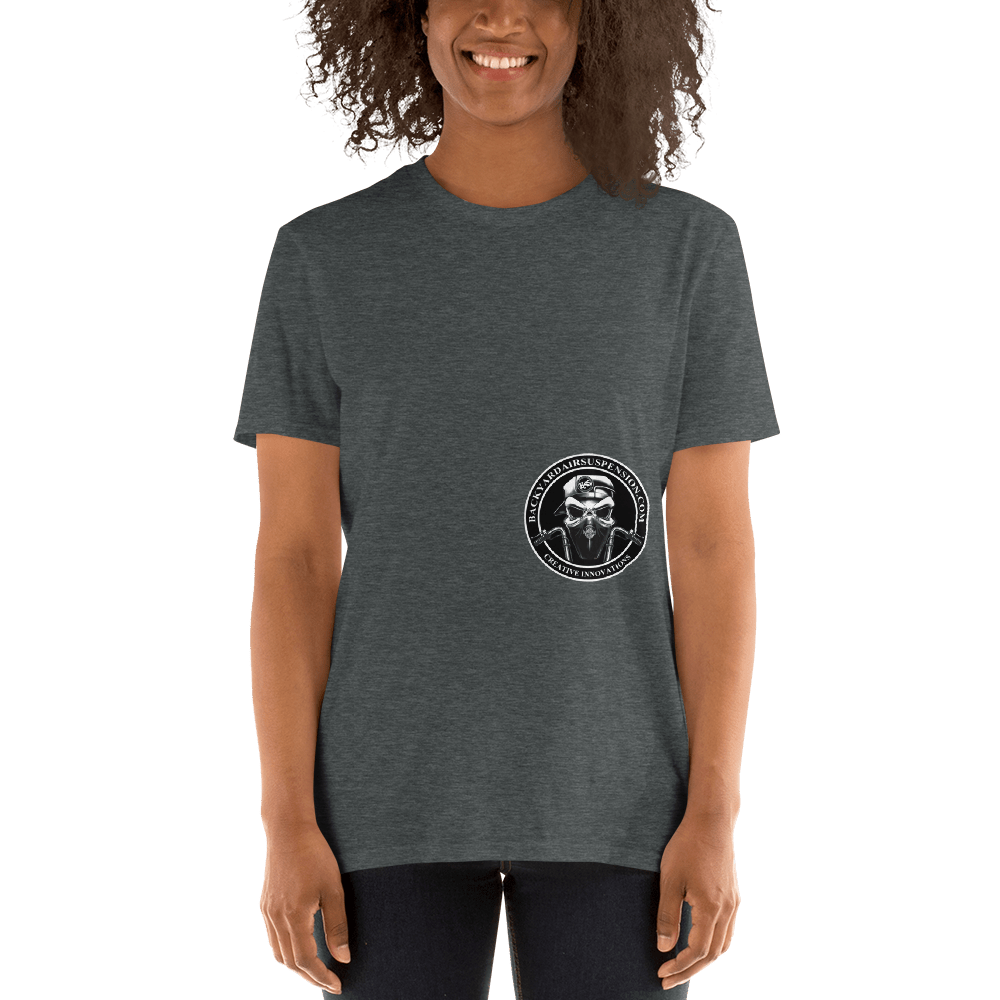 BAS Logo Short-Sleeve Women's T-Shirt - Backyard Air Suspension & Innovations, LLC.