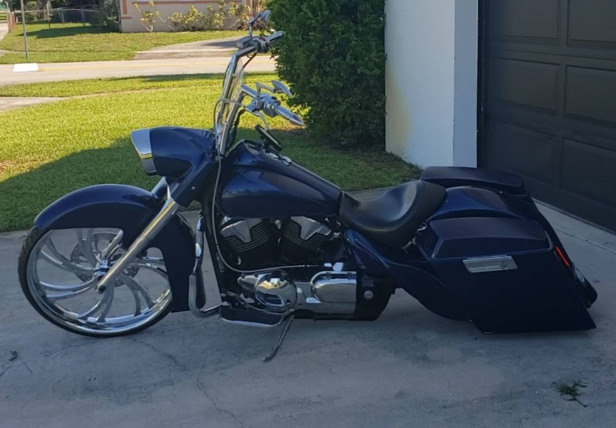 1300 Bagger Kit Vtx 1300 Saddlebags Honda Stateline Saddlebags