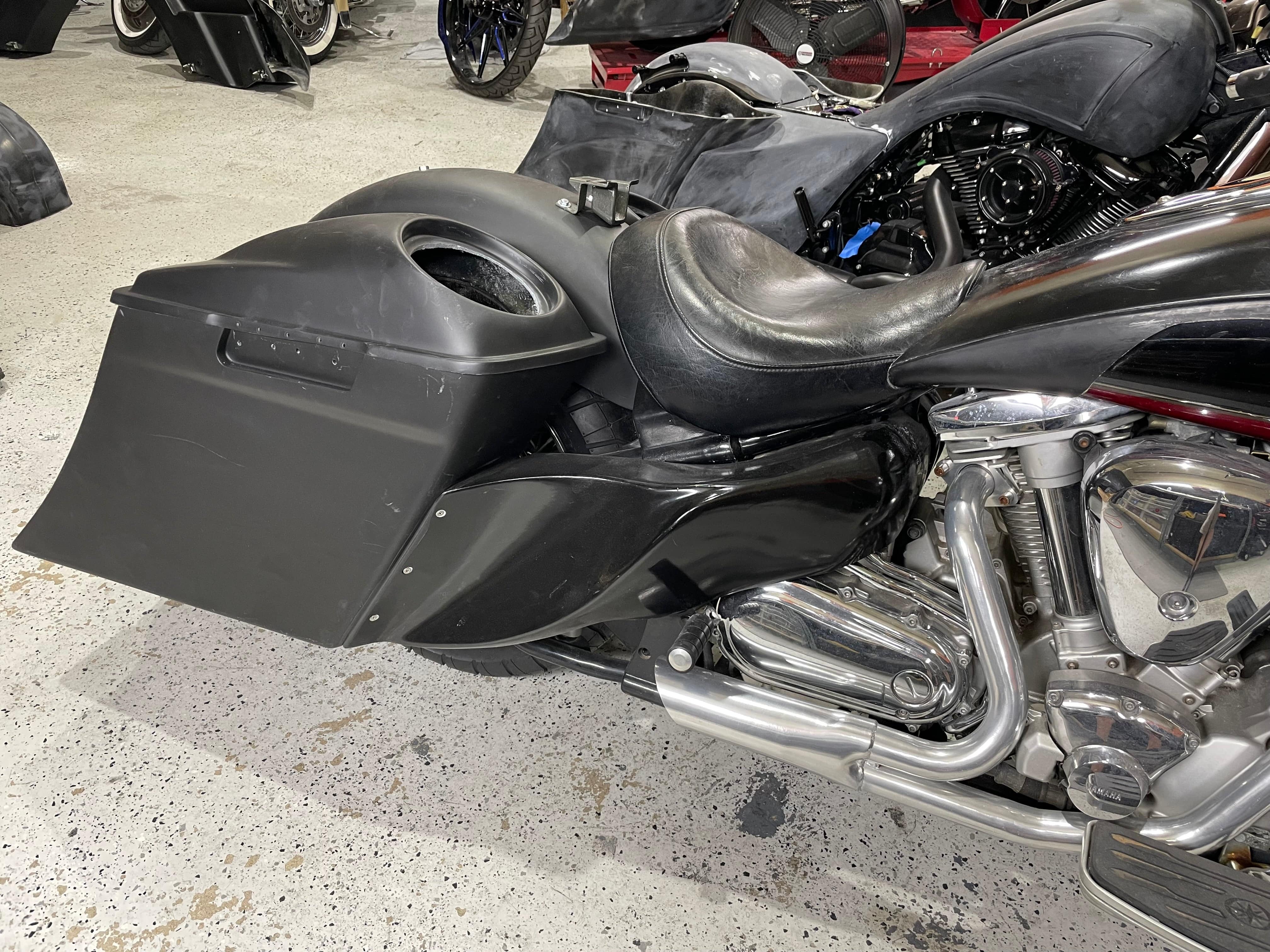 Yamaha Road Star Stretched Sidecovers - Backyard Air Suspension & Innovations, LLC.
