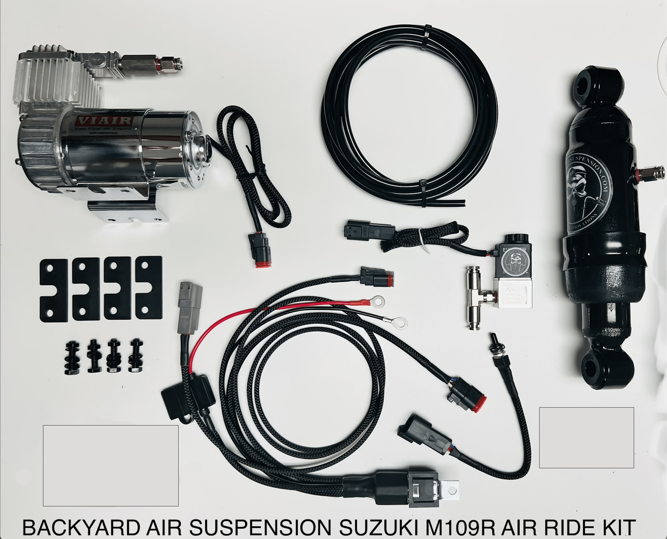 Suzuki M109R Air Ride Kit - Backyard Air Suspension & Innovations, LLC.
