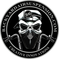 BAS Logo Multi-Color Short-Sleeve Men&#39;s T-Shirt | Backyard Air Suspension &amp; Innovations, LLC.