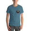 BAS Logo Multi-Color Short-Sleeve Men's T-Shirt - Backyard Air Suspension & Innovations, LLC.