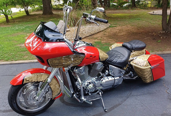 Honda VTX 1800 Road Glide Fairing Adapter Bracket - Backyard Air Suspension & Innovations, LLC.