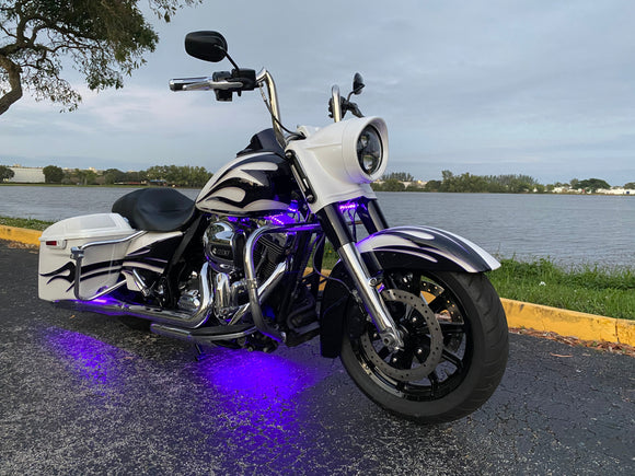 Harley 09-Present Manual Center Stand - Backyard Air Suspension & Innovations, LLC.