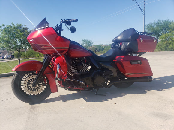 Harley 09-Present Manual Center Stand - Backyard Air Suspension & Innovations, LLC.