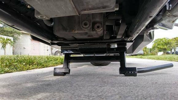 Harley 09-Present Manual Center Stand - Backyard Air Suspension & Innovations, LLC.