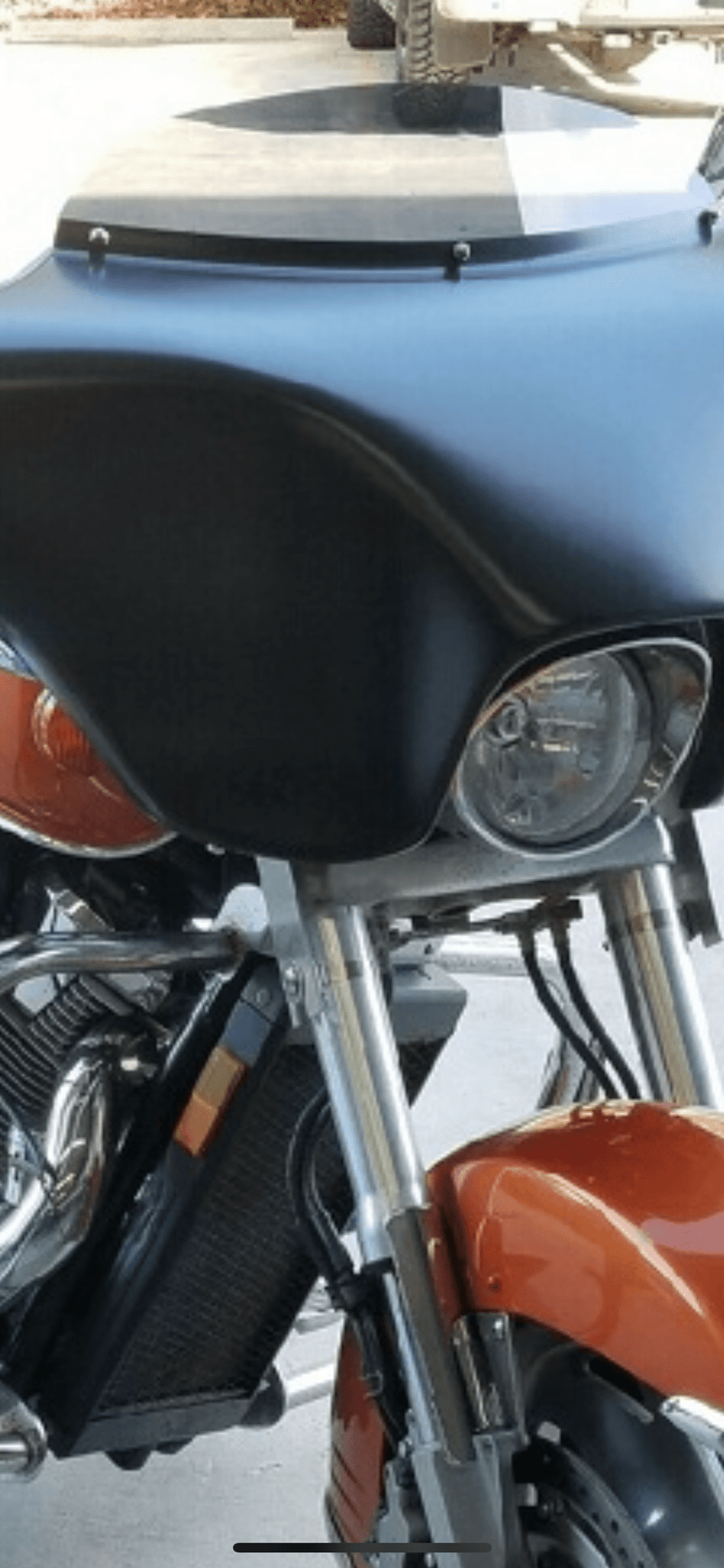 Honda VTX 1800 Fairing with Cutouts