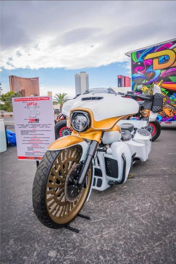 Harley 09-Present Manual Center Stand - Backyard Air Suspension & Innovations, LLC.