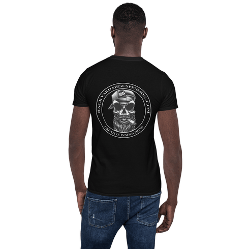 BAS Bearded Skull With Cigar Men's T-Shirt - Backyard Air Suspension & Innovations, LLC.