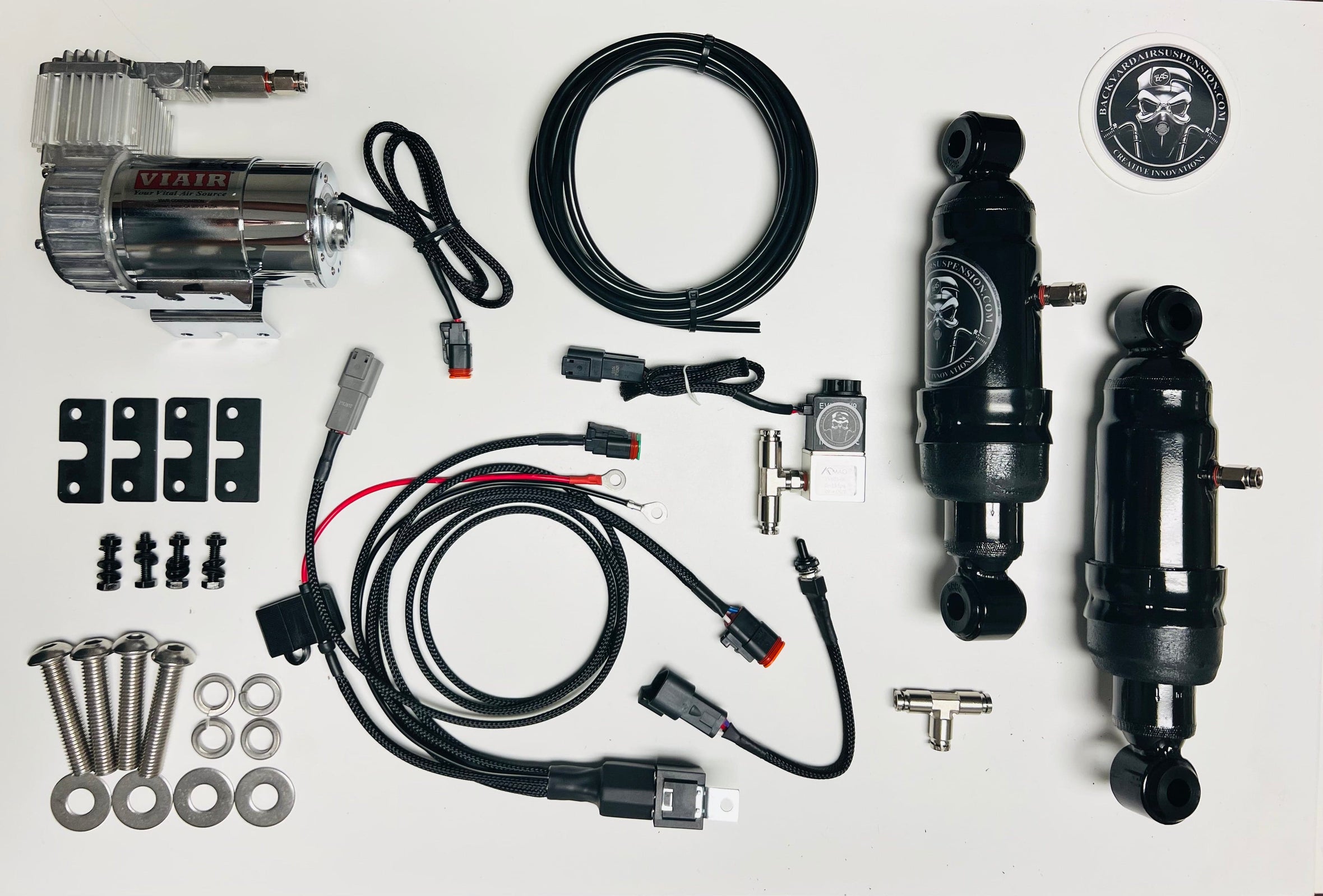 Harley Rear Air Ride Suspension Kit