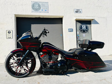 Harley 09-Present Manual Center Stand - Backyard Air Suspension & Innovations, LLC.