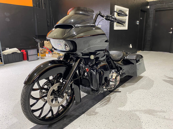 Harley 09-Present Manual Center Stand - Backyard Air Suspension & Innovations, LLC.