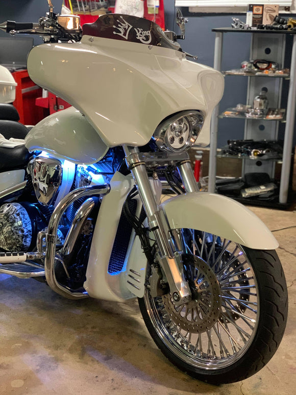 Honda VTX 1800 Radiator Cover Backyard Air Suspension & Innovations, LLC.