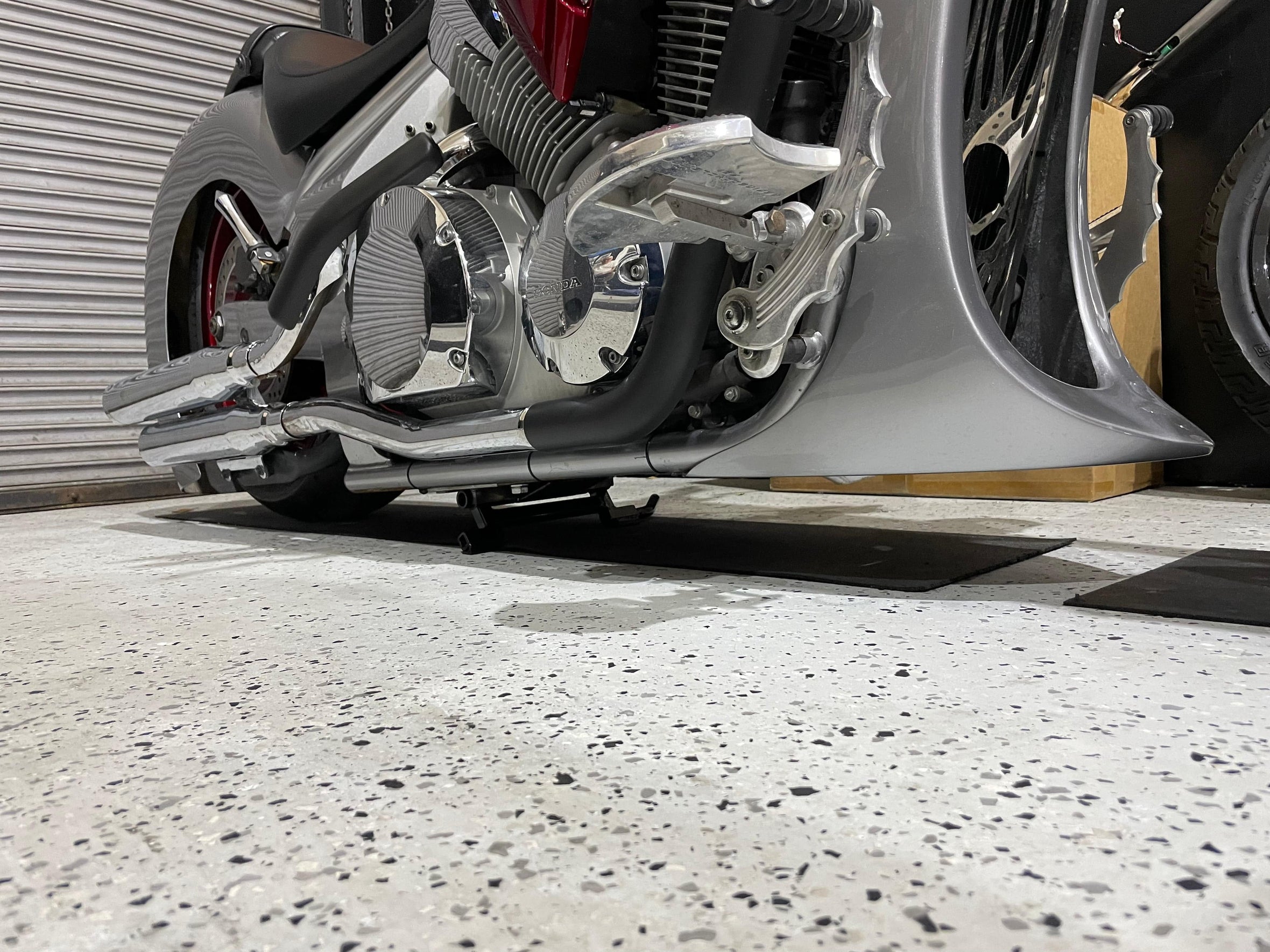 honda fury radiator cover