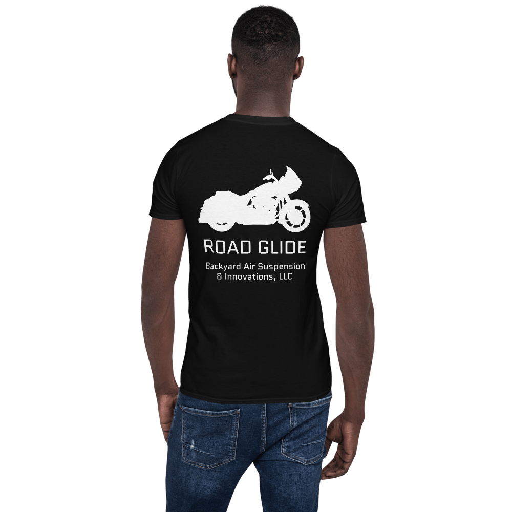 BAS Road Glide Men's T-Shirt - Backyard Air Suspension & Innovations, LLC.