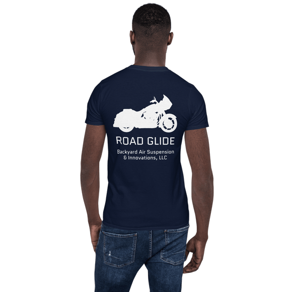 BAS Road Glide Men's T-Shirt - Backyard Air Suspension & Innovations, LLC.