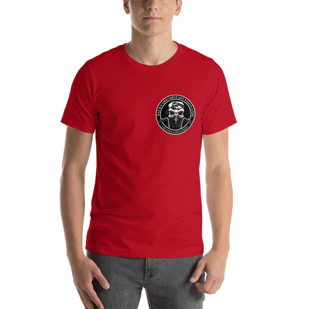 BAS Put Something Exciting Between Your Legs Men's T-Shirt - Backyard Air Suspension & Innovations, LLC.
