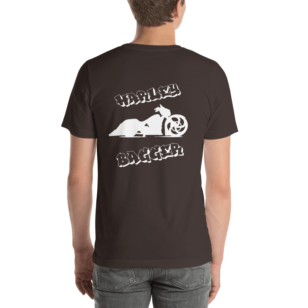 BAS Harley Bagger Short-Sleeve Men's T-Shirt - Backyard Air Suspension & Innovations, LLC.