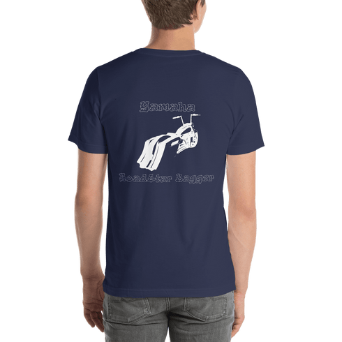 BAS Yamaha Road Star Bagger Short-Sleeve Men's T-Shirt - Backyard Air Suspension & Innovations, LLC.