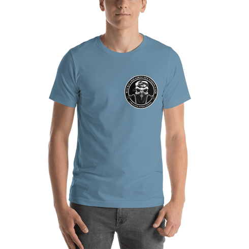 BAS Yamaha Road Star Bagger Short-Sleeve Men's T-Shirt - Backyard Air Suspension & Innovations, LLC.