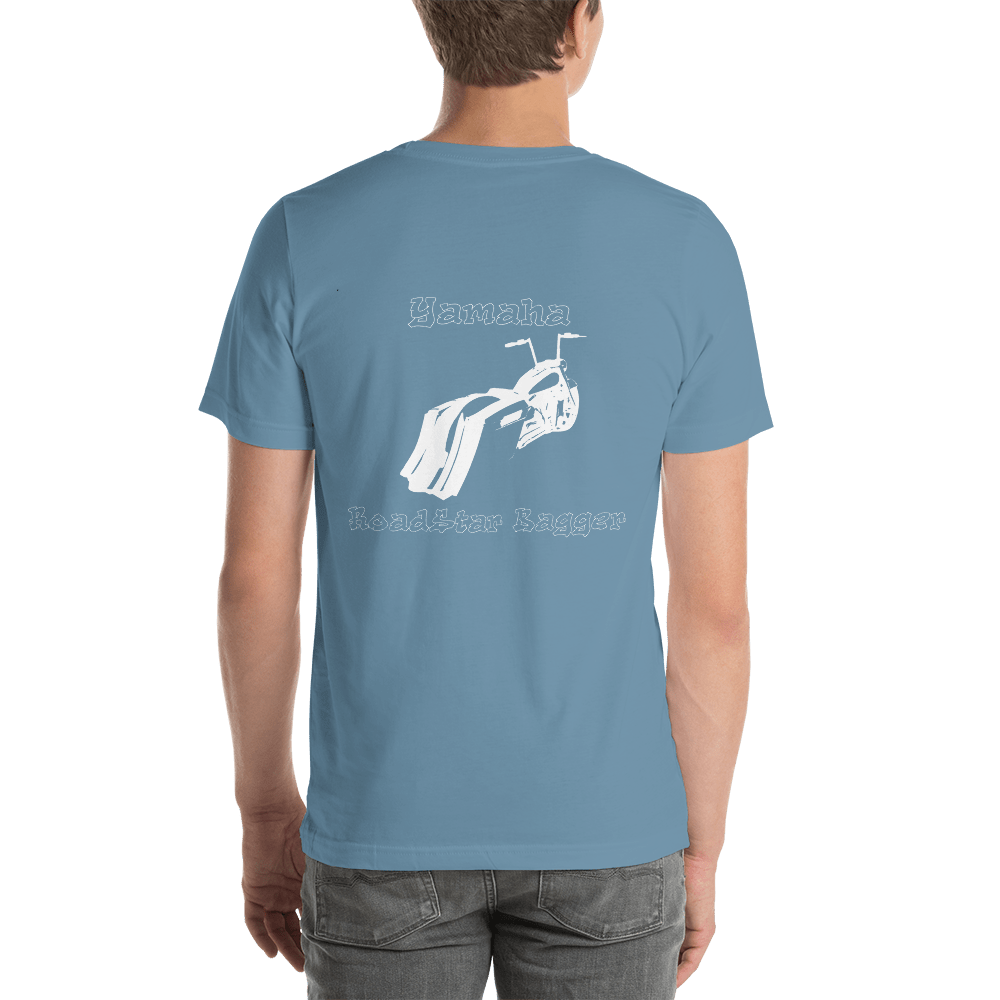 BAS Yamaha Road Star Bagger Short-Sleeve Men's T-Shirt - Backyard Air Suspension & Innovations, LLC.