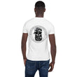 BAS Bearded Skull With Cigar White Men's T-Shirt - Backyard Air Suspension & Innovations, LLC.
