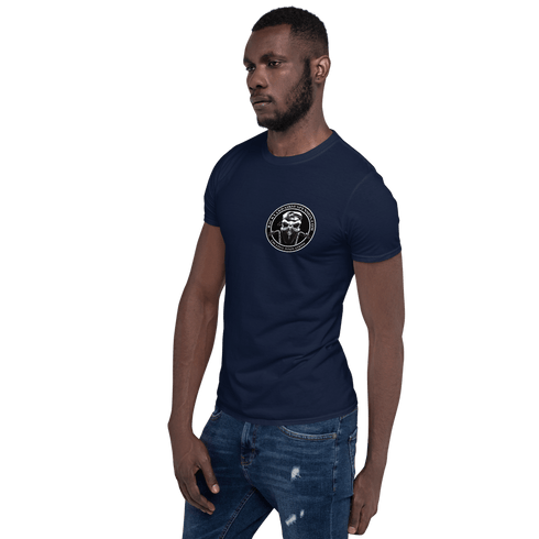 BAS Bearded with Guns Men's T-Shirt - Backyard Air Suspension & Innovations, LLC.