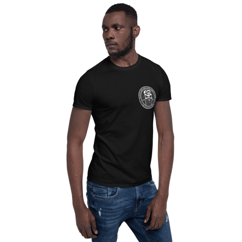 BAS Bearded Skull With Cigar Men's T-Shirt - Backyard Air Suspension & Innovations, LLC.