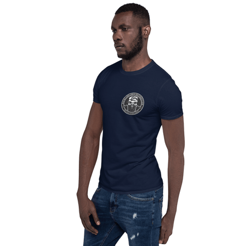 BAS Bearded Skull With Cigar Men's T-Shirt - Backyard Air Suspension & Innovations, LLC.