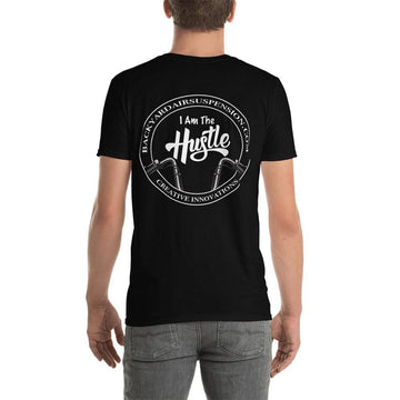BAS I Am The Hustle Short-Sleeve Men's T-Shirt - Backyard Air Suspension & Innovations, LLC.