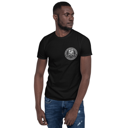 BAS Logo Short-Sleeve Men's T-Shirt - Backyard Air Suspension & Innovations, LLC.