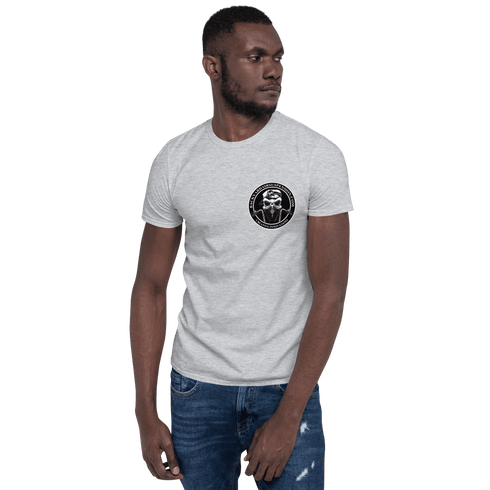 BAS Logo Short-Sleeve Men's T-Shirt - Backyard Air Suspension & Innovations, LLC.