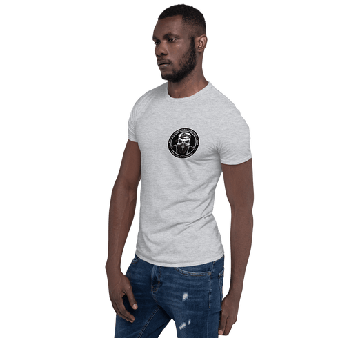 BAS Logo Short-Sleeve Men's T-Shirt - Backyard Air Suspension & Innovations, LLC.