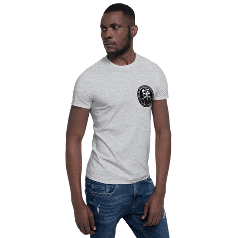 BAS Logo Short-Sleeve Men's T-Shirt - Backyard Air Suspension & Innovations, LLC.