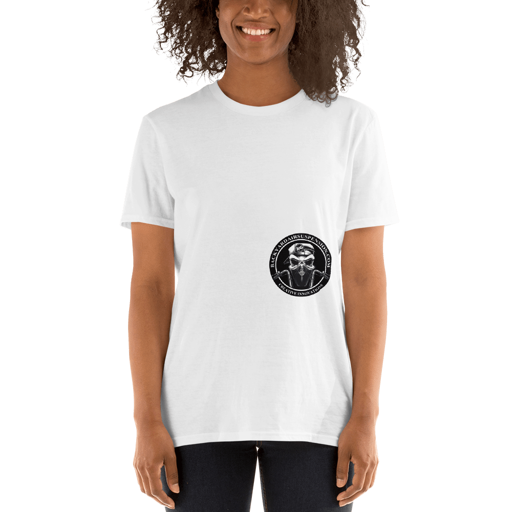 BAS Logo Short-Sleeve Women's T-Shirt - Backyard Air Suspension & Innovations, LLC.