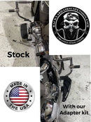 Honda VTX 1300 Floorboard Adaptor Kit - Backyard Air Suspension & Innovations, LLC.