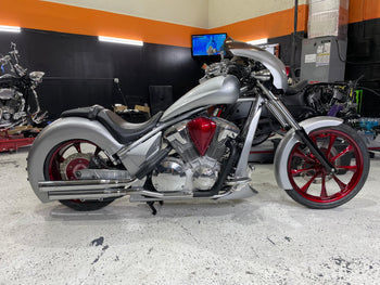 Honda Fury Manual Center Stand - Backyard Air Suspension & Innovations, LLC.