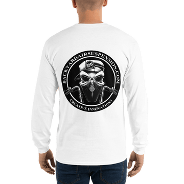 BAS Logo Men’s Long Sleeve Shirt - Backyard Air Suspension & Innovations, LLC.
