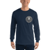BAS Logo Men’s Long Sleeve Shirt - Backyard Air Suspension & Innovations, LLC.