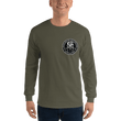 BAS Logo Men’s Long Sleeve Shirt - Backyard Air Suspension & Innovations, LLC.