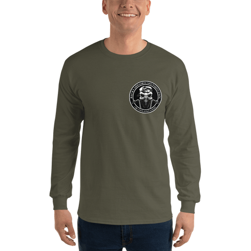 BAS Logo Men’s Long Sleeve Shirt - Backyard Air Suspension & Innovations, LLC.