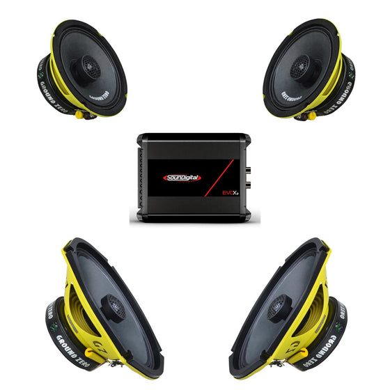 6.5", 6x9 Speakers & Amplifier Combo - Backyard Air Suspension & Innovations, LLC.