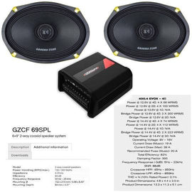 6x9 Speakers & Amplifier Combo - Backyard Air Suspension & Innovations, LLC.