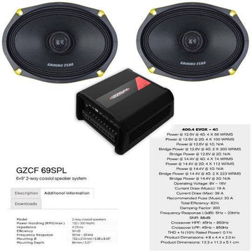 6x9 Speakers & Amplifier Combo - Backyard Air Suspension & Innovations, LLC.