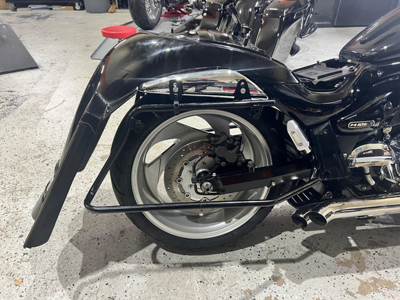 Suzuki M109R Saddlebag Rail Kit - Backyard Air Suspension & Innovations, LLC.