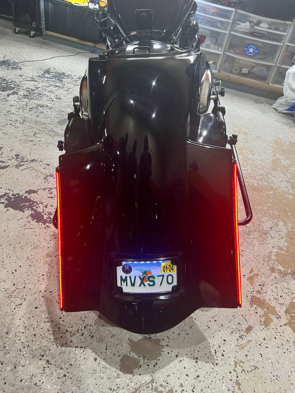 Suzuki M109R LED Tail Lights & Module Kit Backyard Air Suspension