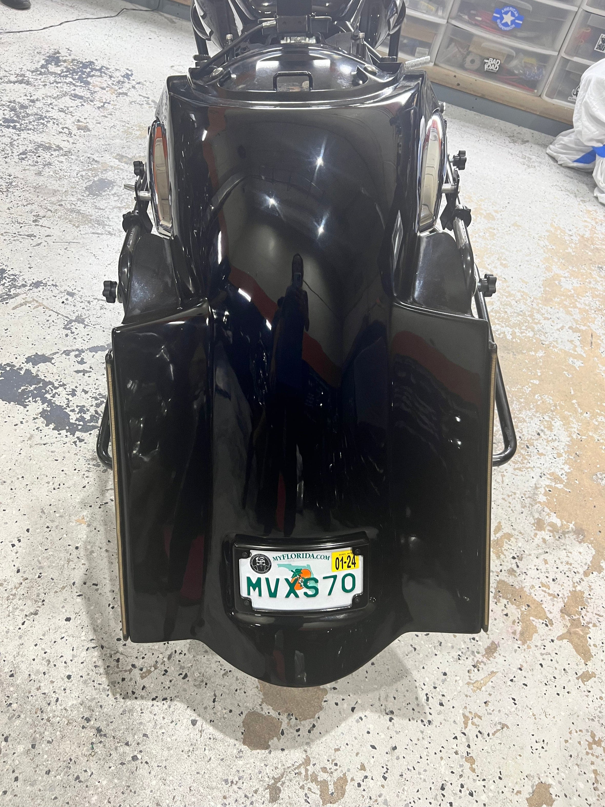 Suzuki M109R LED Tail Lights & Module Kit Backyard Air Suspension