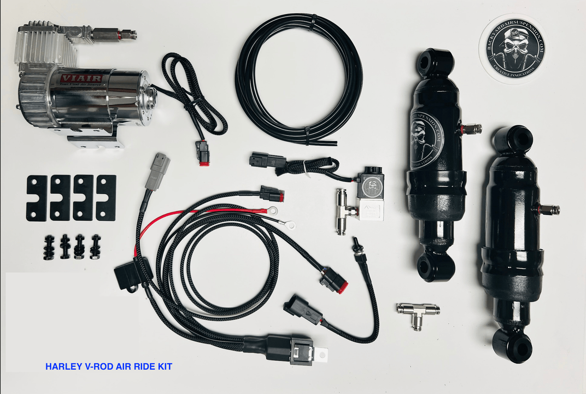 V Rod With Air Ride Harley V-Rod Air Ride Kit | Backyard Air Suspension & Innovations, LLC.