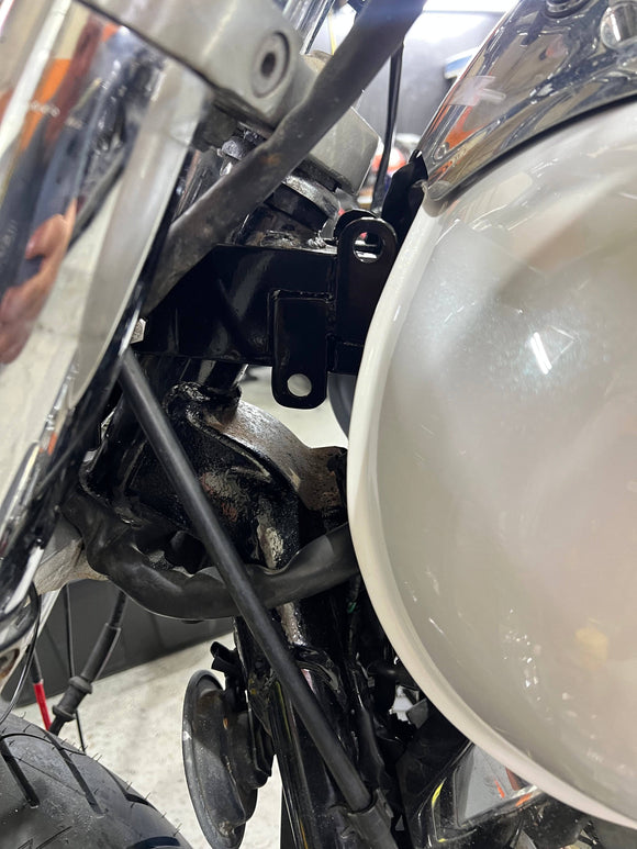 Honda VTX 1300 Road Glide Fairing Adapter Bracket - Backyard Air Suspension & Innovations, LLC.