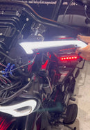 Harley Road Glide Windshield Trim DRL/Turn Signal Lights - Backyard Air Suspension & Innovations, LLC.